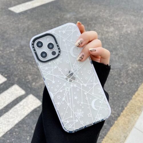 Moon Constellation Impact Soft Case For iPhone 11 12 12Pro 12ProMax