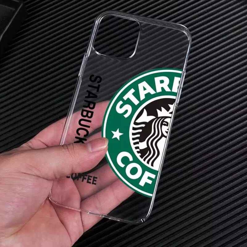 Starbucks Coffee Clear Custom Slim  Soft Cases