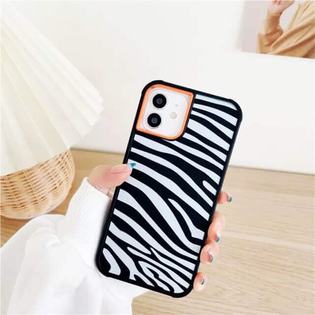 Cow Zebra Rubber Silicon Soft Case For iPhone 12 12Pro 12ProMax 13 13ProMax