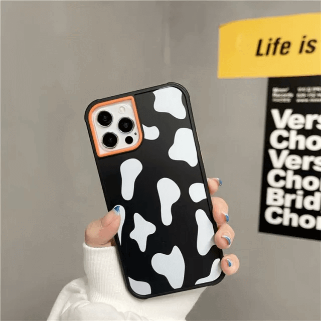 Cow Zebra Rubber Silicon Soft Case For iPhone 12 12Pro 12ProMax 13 13ProMax