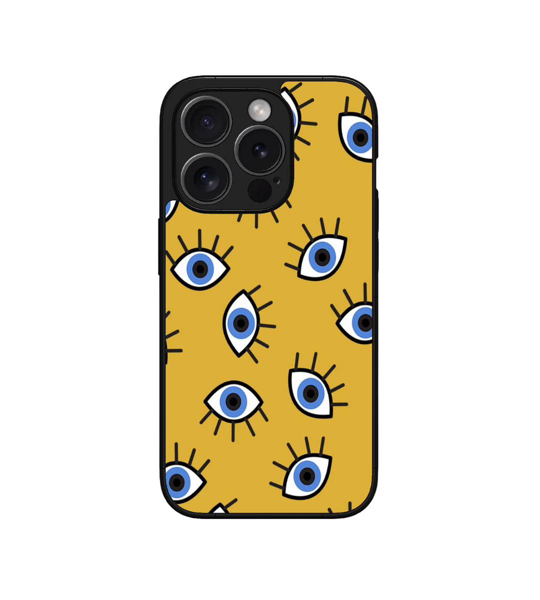 New Evil Eye Custom Glossy Metal Bumper Case