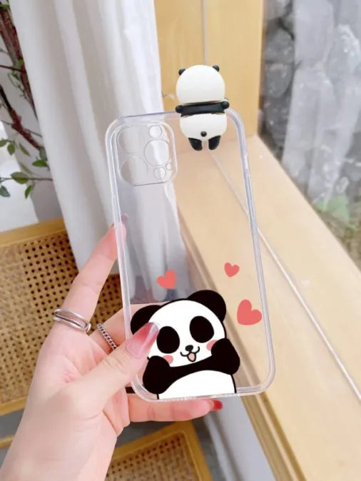 Panda 3D Toy Custom Slim Soft Cases