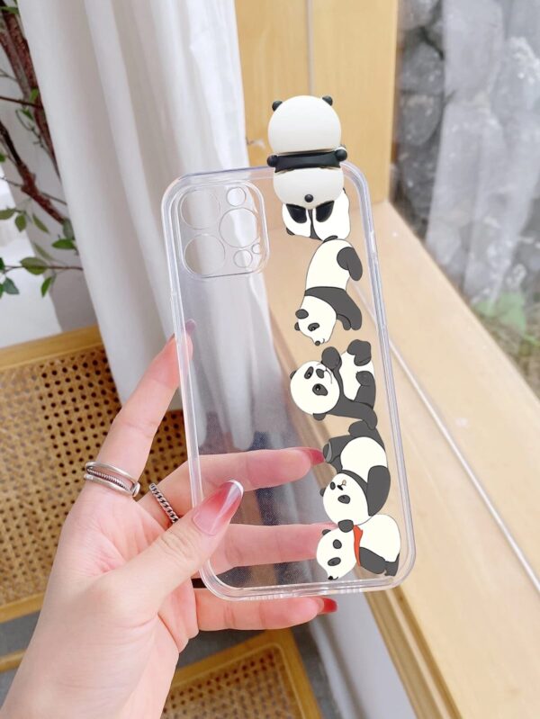 Panda 3D Toy Custom Slim Soft Cases