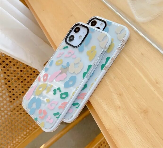 Leopard Mix Impact Soft Case For iPhone 11 12 12Pro 12ProMax