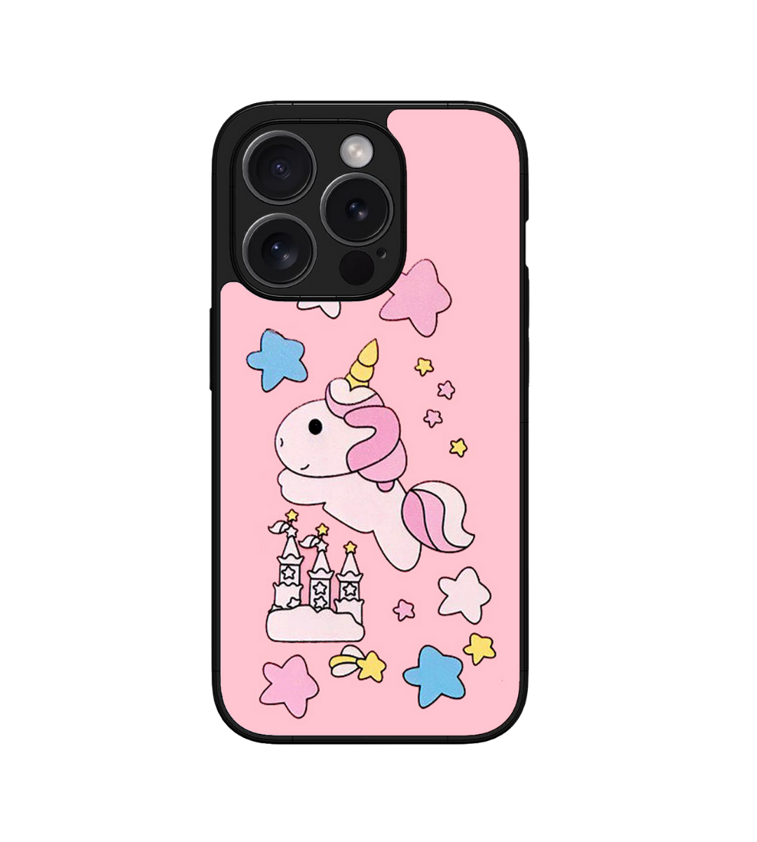Baby Unicorn Star Custom Glossy Metal Bumper Case