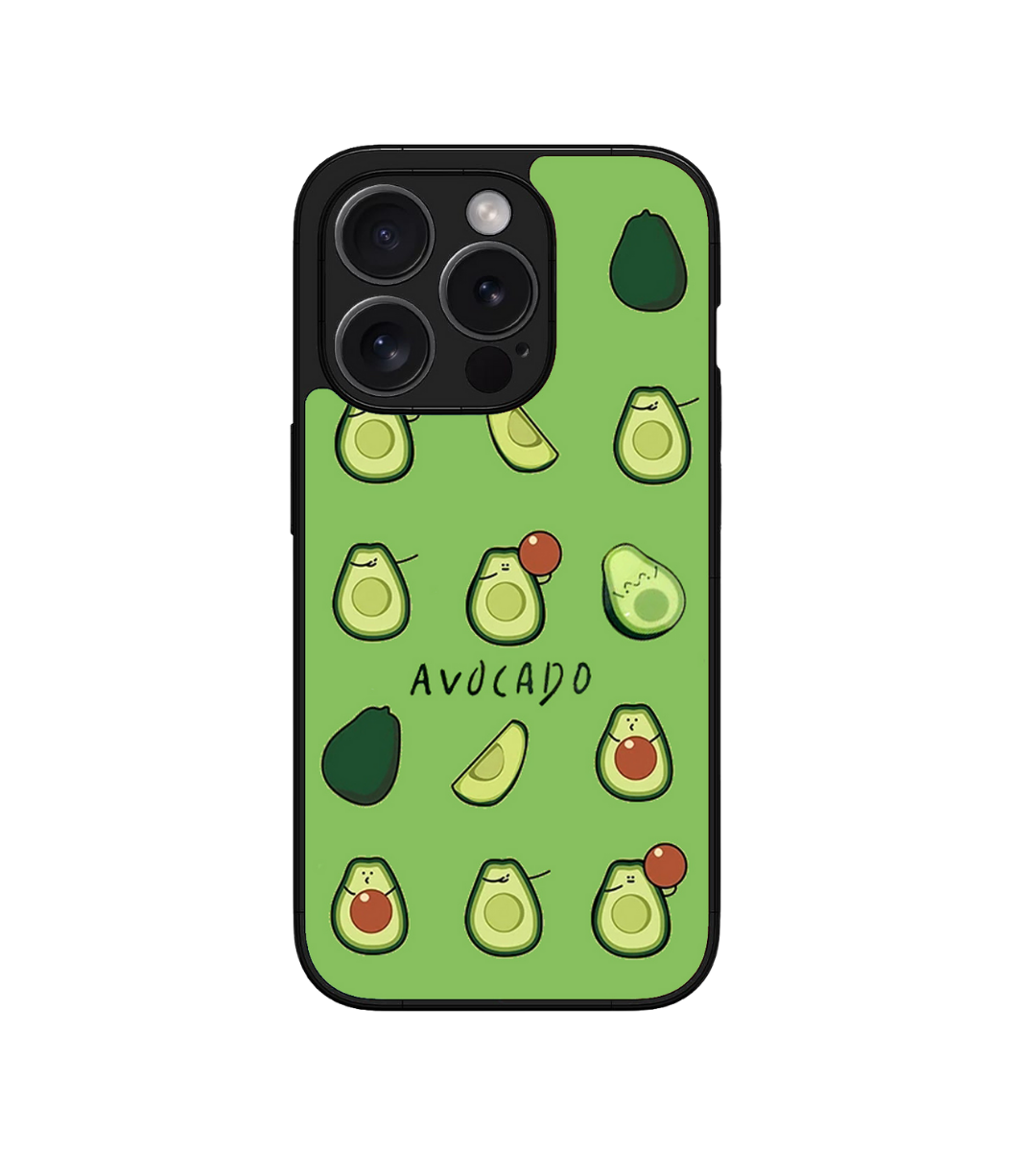 Avocado Custom Glossy Metal Bumper Case