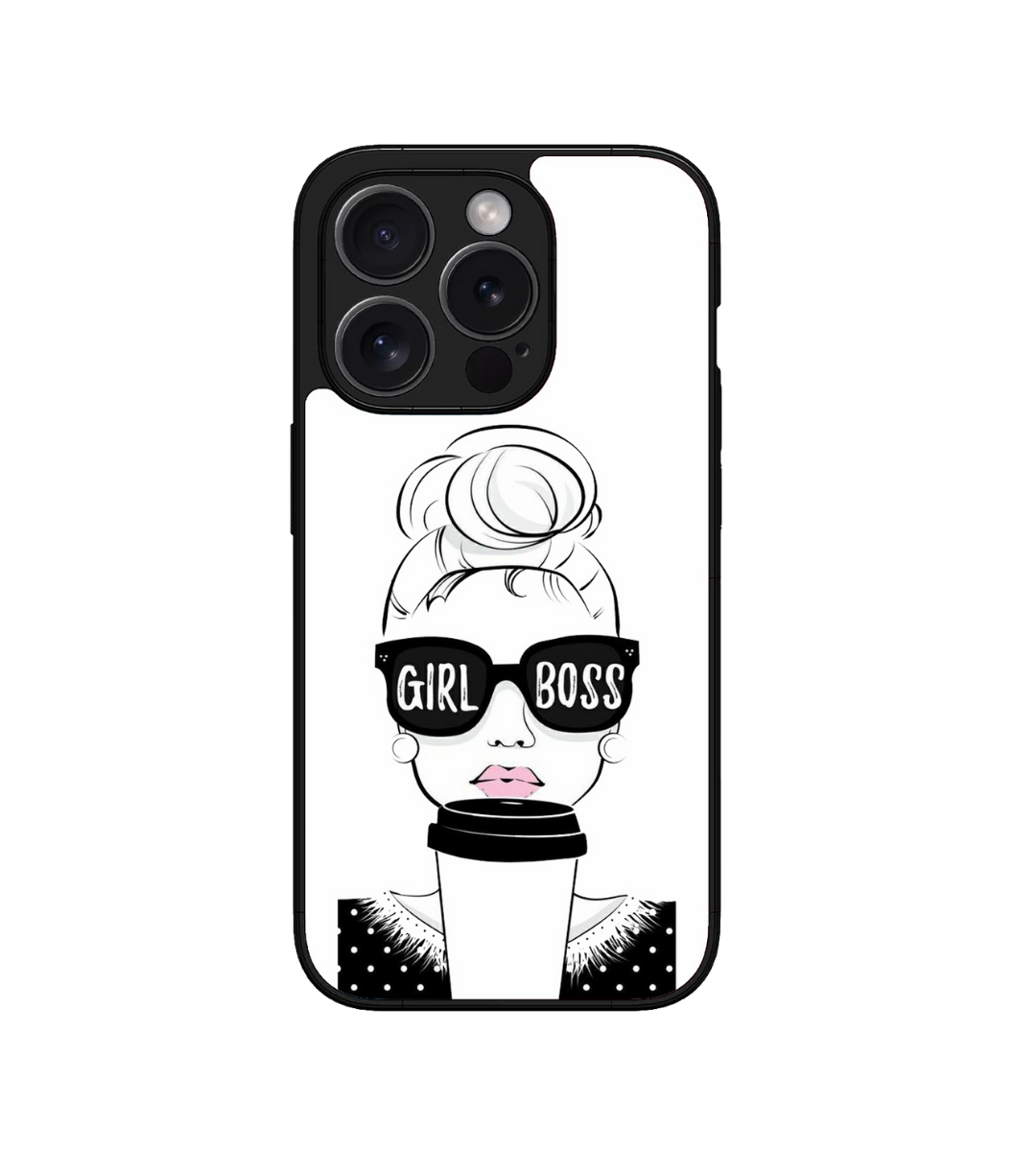 Girl Boss Custom Glossy Metal Bumper Case