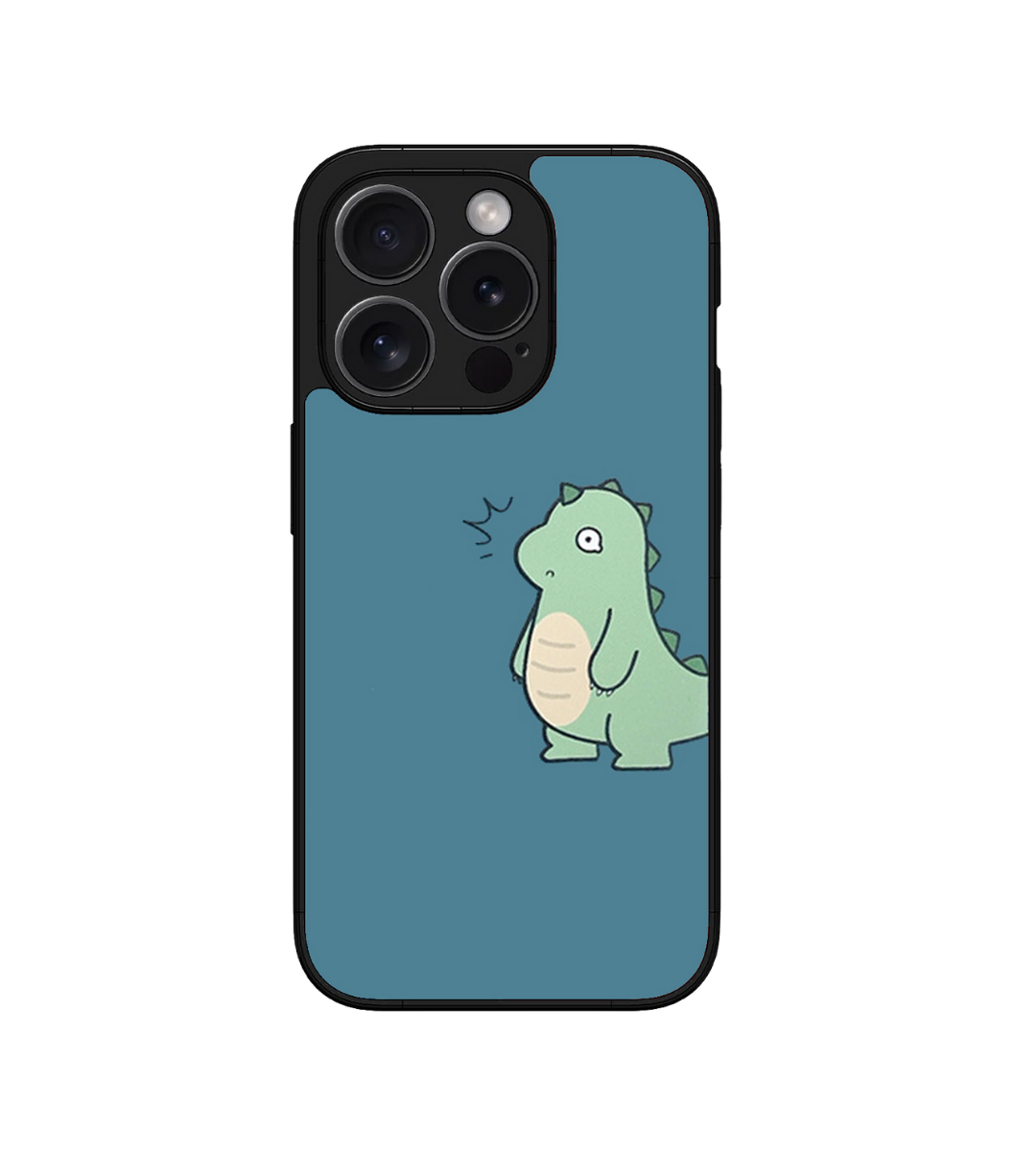 Cute Dinosaur  Custom Glossy Metal Bumper Case