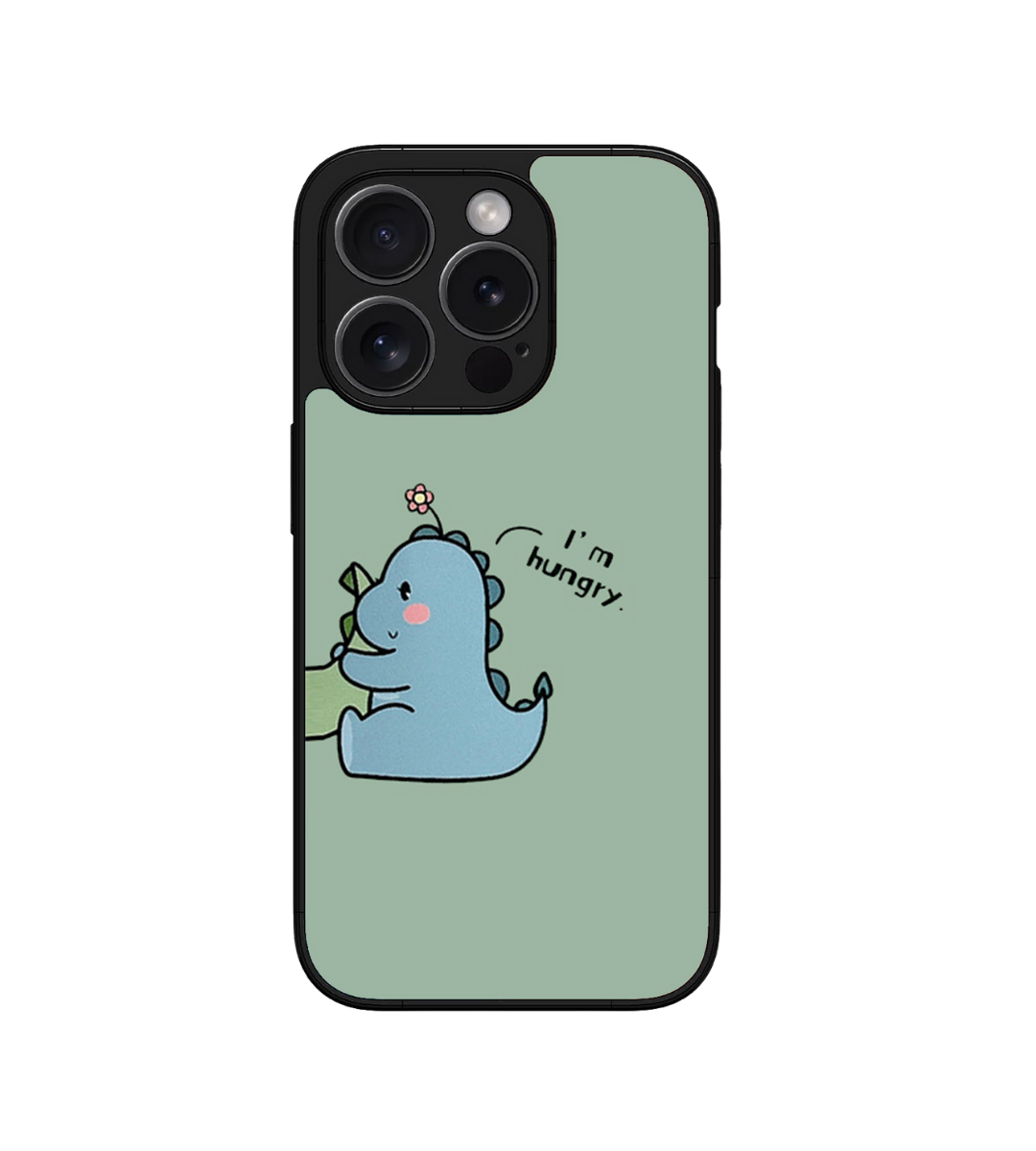 I M Hungry  Custom Glossy Metal Bumper Case
