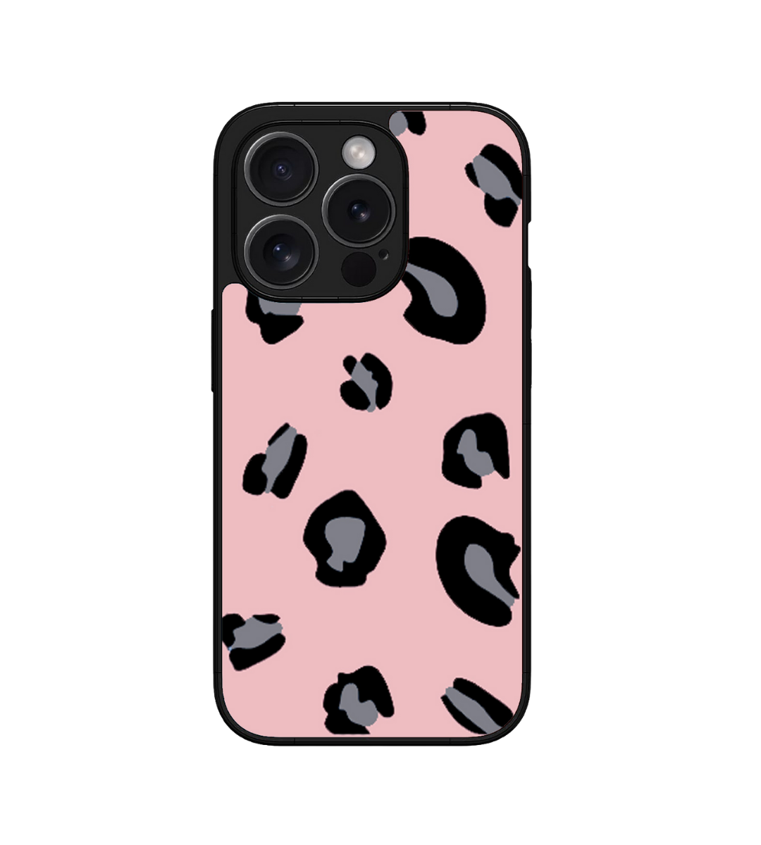 Blue Pink Back Custom Glossy Metal Bumper Case