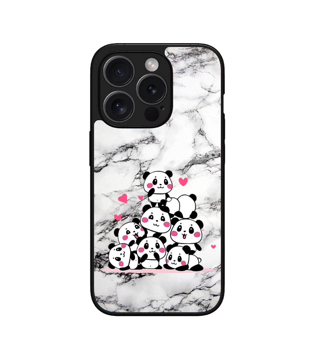 Little Panda's Custom Glossy Metal Bumper Case