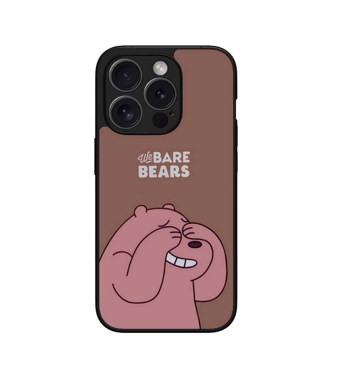 Bare Bears Custom Glossy Metal Bumper Case
