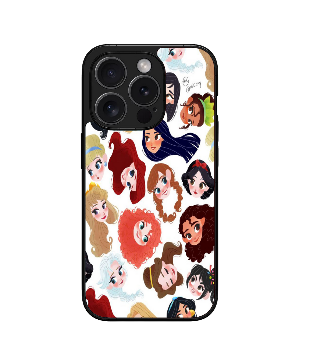 Girls Collage Custom Glossy Metal Bumper Case