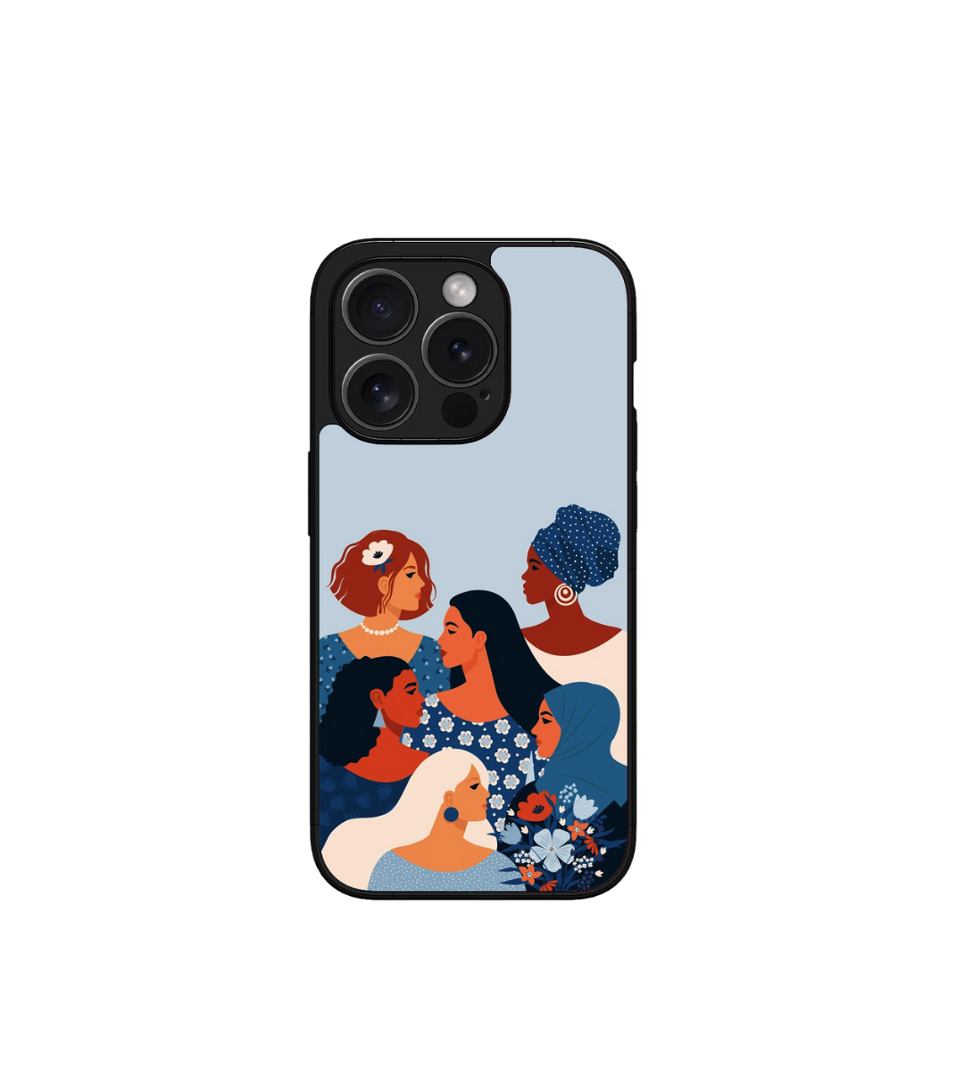 Feminist Art Custom Glossy Metal Bumper Case