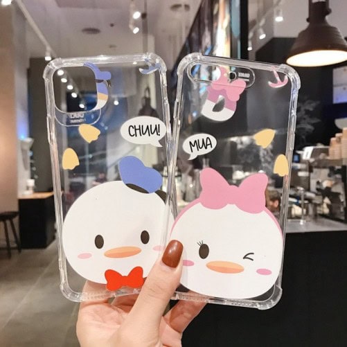 Disney Cartoon White Custom Slim Soft Cases