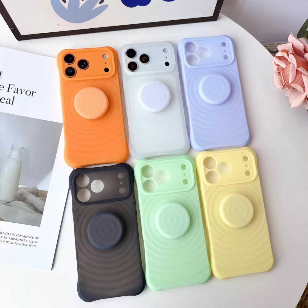 Ripple Translucent Silicone Bumper Protection iPhone Phone Holder Pre-Order Soft Case