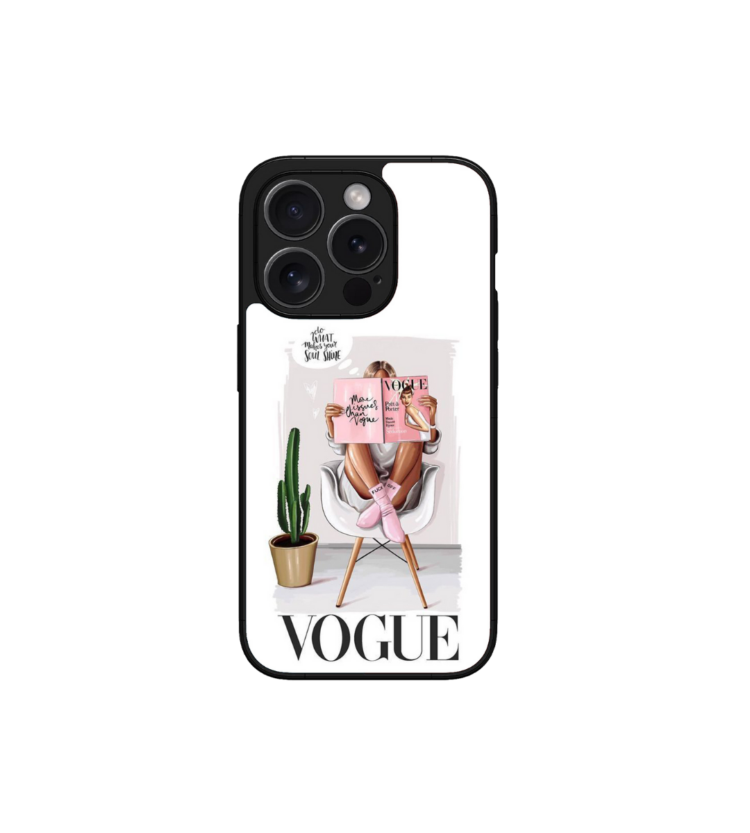 VOGUE Custom Glossy Metal Bumper Case