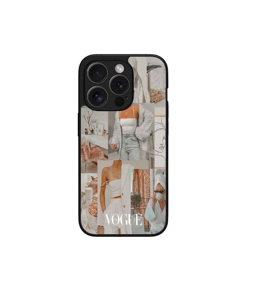 VOGUE Custom Glossy Metal Bumper Case