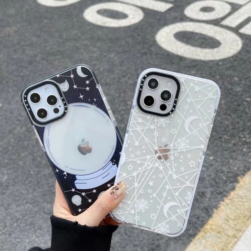 Moon Constellation Impact Soft Case For iPhone 11 12 12Pro 12ProMax