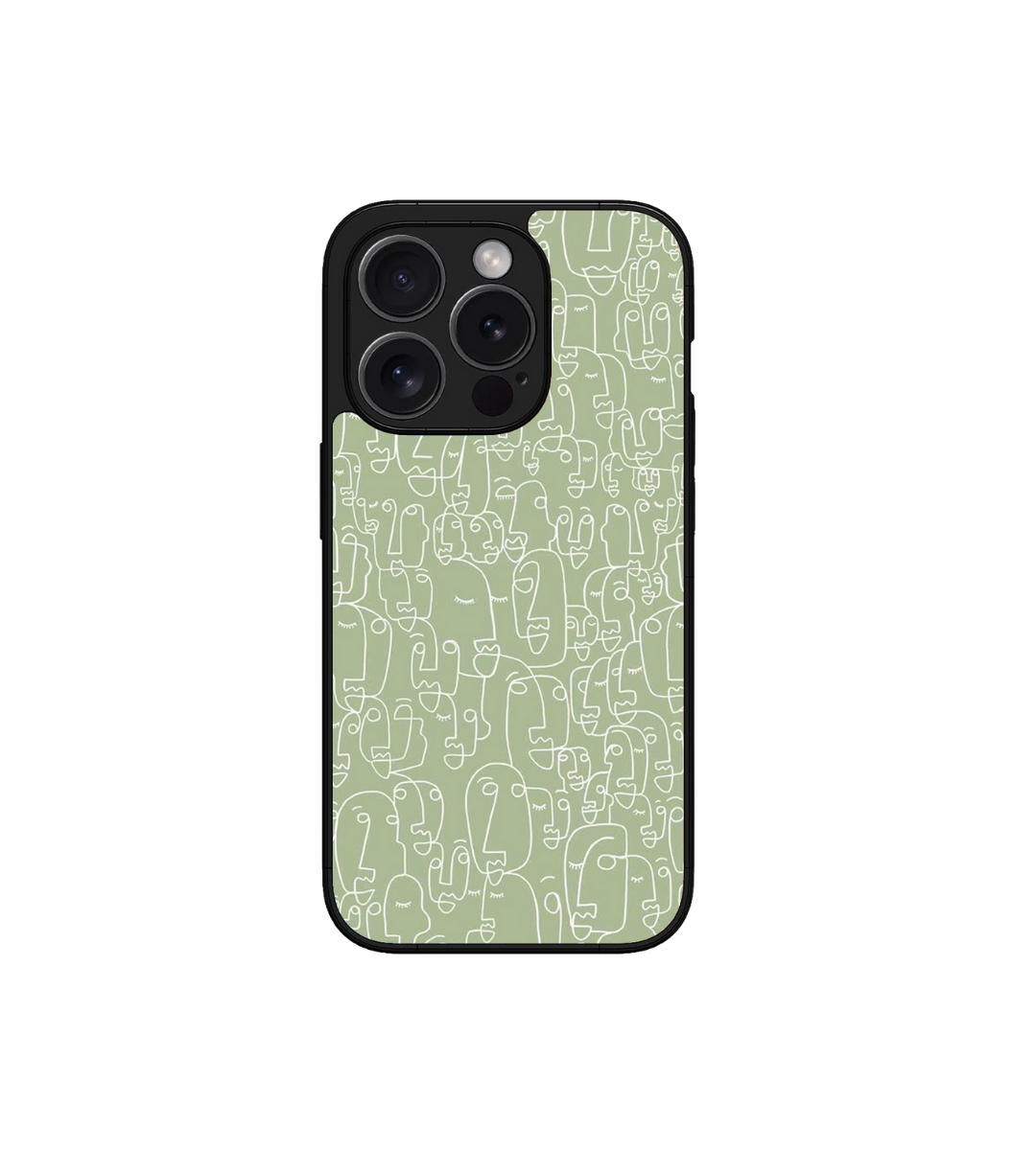 Green Aesthetic  Custom Glossy Metal Bumper Case