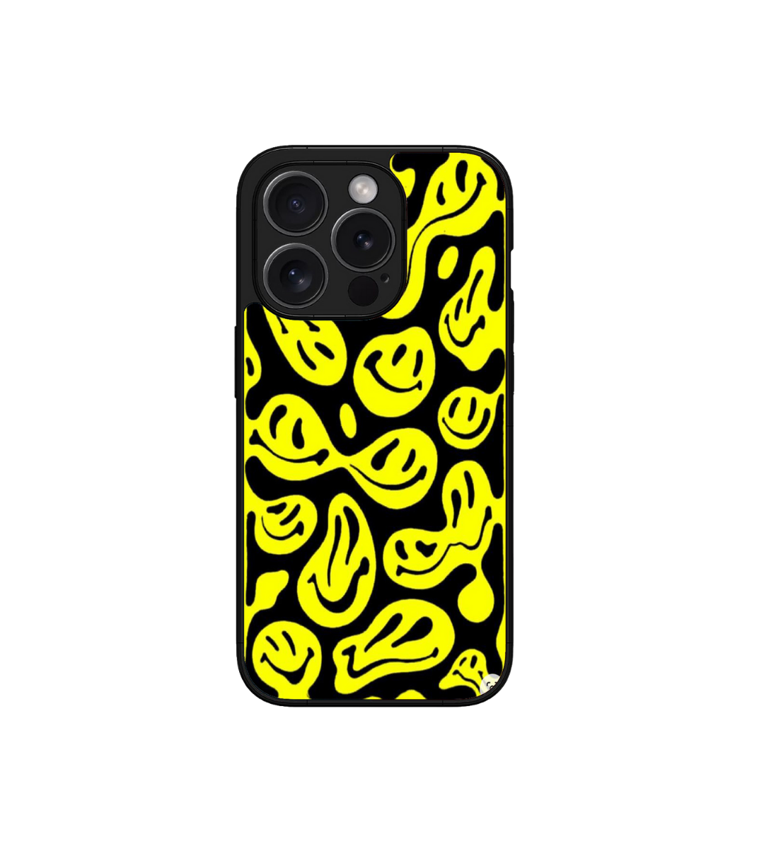 Smiley Custom Glossy Metal Bumper Case