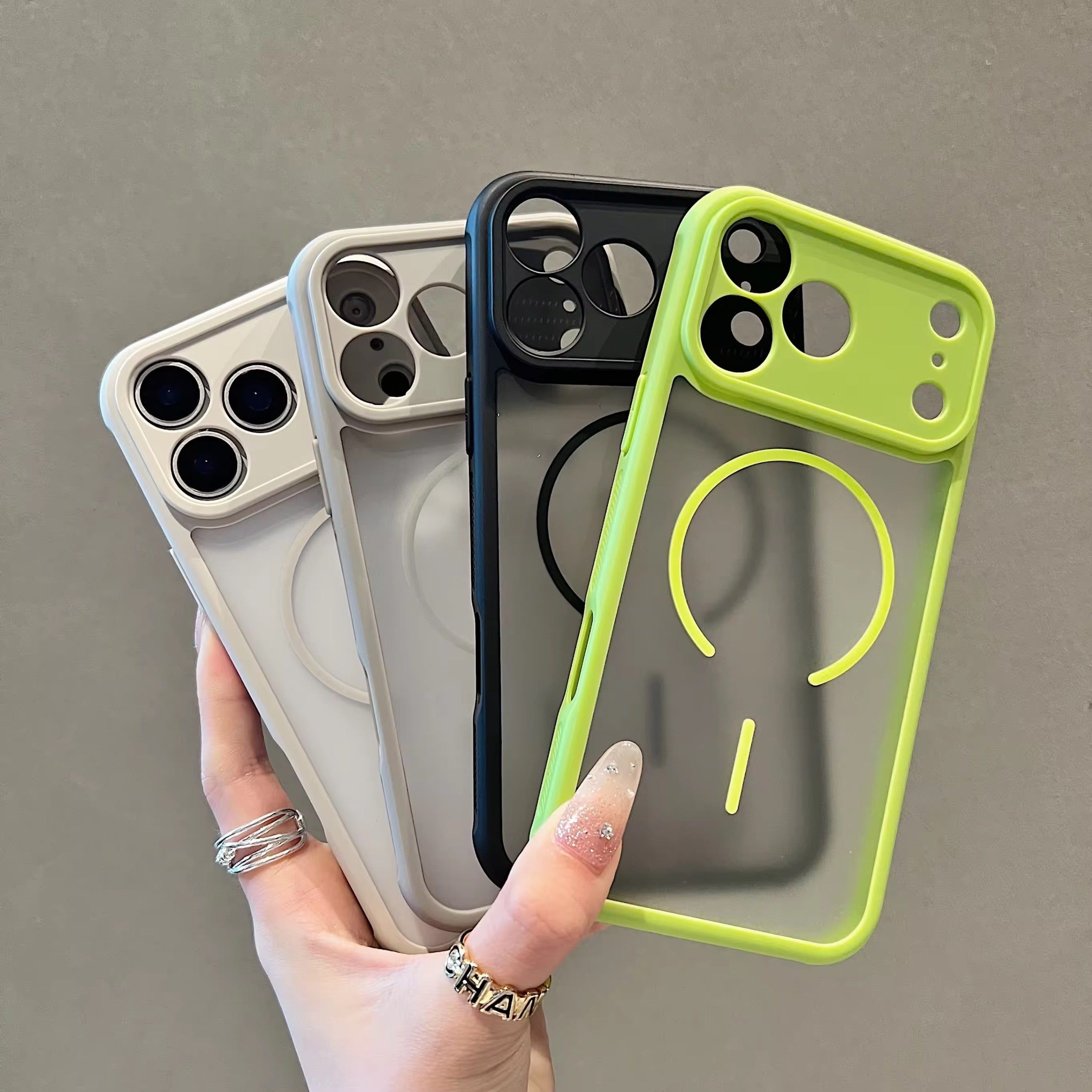 Matte Thin Skin Feel Acrylic Lens Protection iPhone Pre-Order Bumper Case