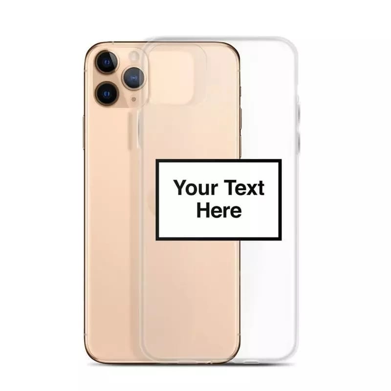 Aesthetic Word Transparent Custom Slim Soft Cases