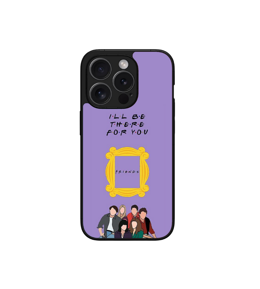 Friends Frame  Custom Glossy Metal Bumper Case