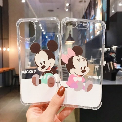 Disney Cartoon White Custom Slim Soft Cases