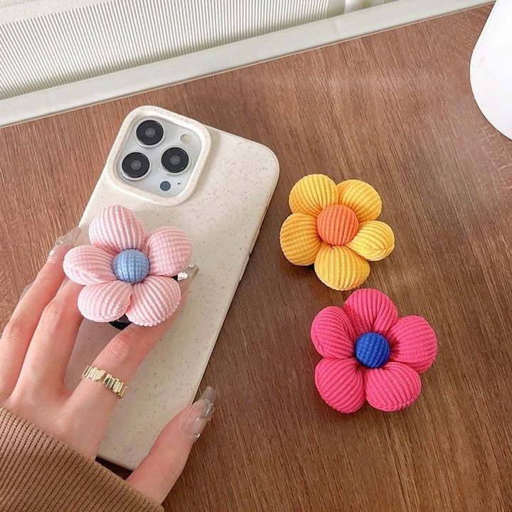 Floral Fabric Flower 3D Gripper Phone Holder Bracket