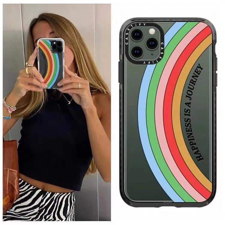 Rainbow Impact  Soft Case For iPhone 12 12Pro