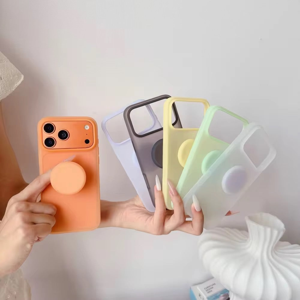 Ultra Thin Translucent Silicone iPhone Phone Holder Pre-Order Soft Case