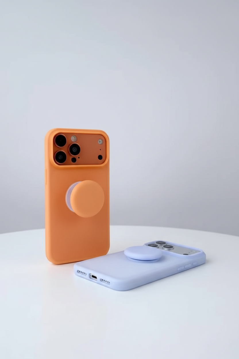 Ultra Thin Translucent Silicone iPhone Phone Holder Pre-Order Soft Case