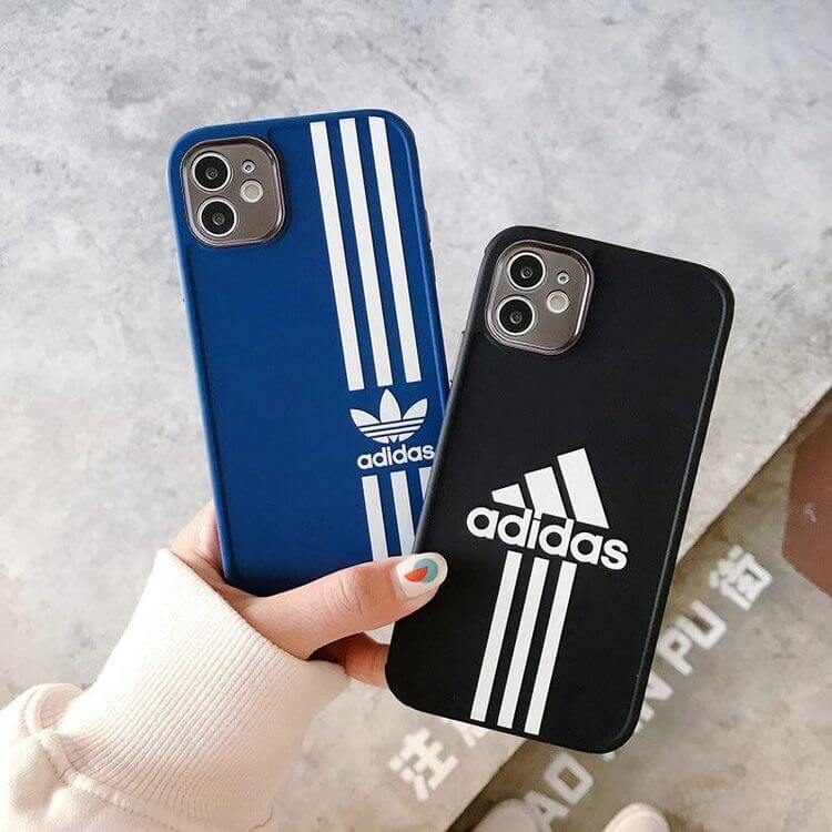 Blue/Black iPhone Sport Rubber Soft Phone Case Cover For iPhone 11 12 12Pro 12ProMax 13 13Pro 13ProMax