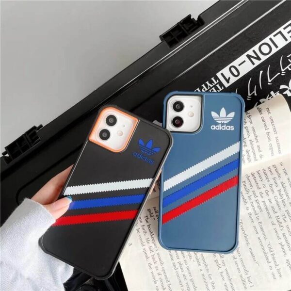 Luxury Diagonal Lines Rubber Case For iPhone 11 12 12Pro 12ProMax 13 13ProMax