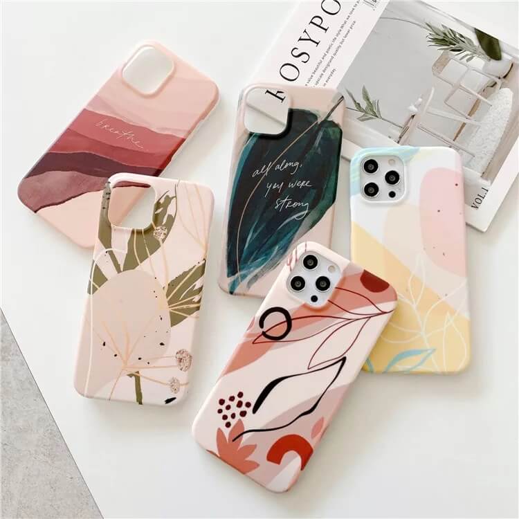 Artistic Aesthetic iPhone Creative Soft Phone Case Cover For iPhone 11 12 12Pro 12ProMax 13 13Pro 13ProMax