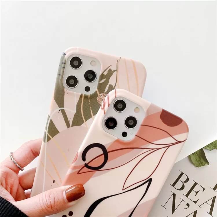 Artistic Aesthetic iPhone Creative Soft Phone Case Cover For iPhone 11 12 12Pro 12ProMax 13 13Pro 13ProMax