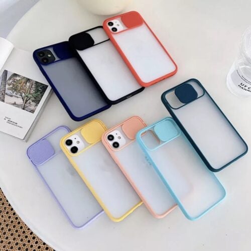 Camera Shutter Frosted  Case For iPhone 11 X XS