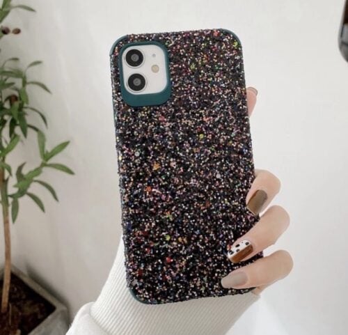 3D Glitter Soft Rubber Case