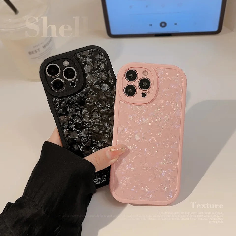 Shell Texture Shockproof Soft Silicone Case