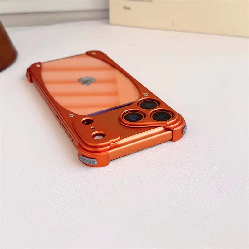 Premium Aluminium Side Frame Pre-Order Skeleton iPhone Sleek Metal Bumper Case