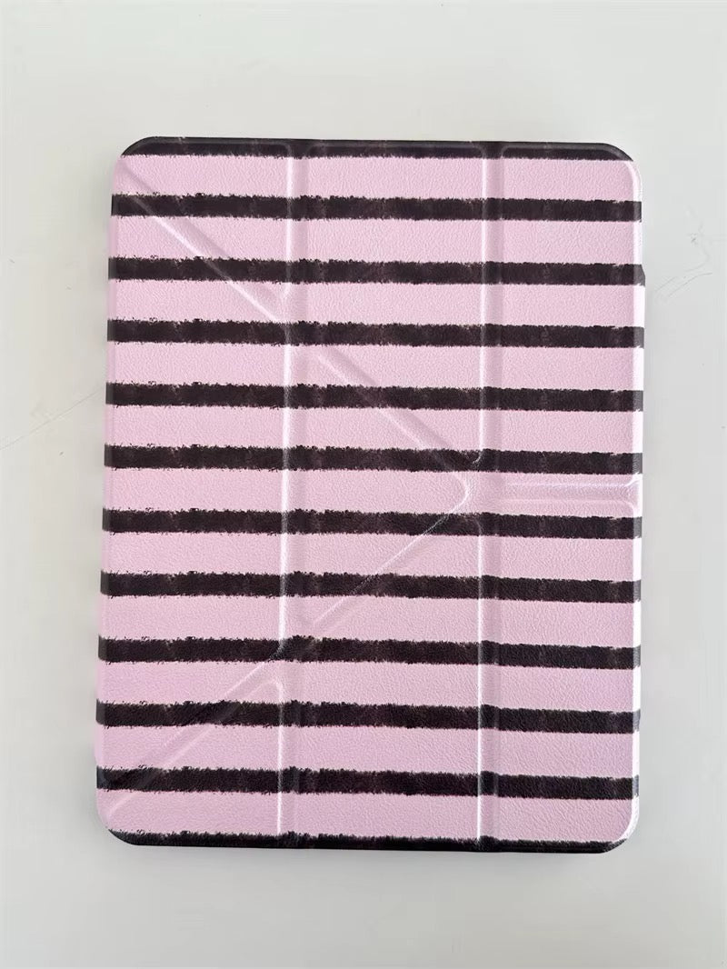 Star Print Flip Pre-Order Case for iPad – Stylish Protective Striped Tablet Cover
