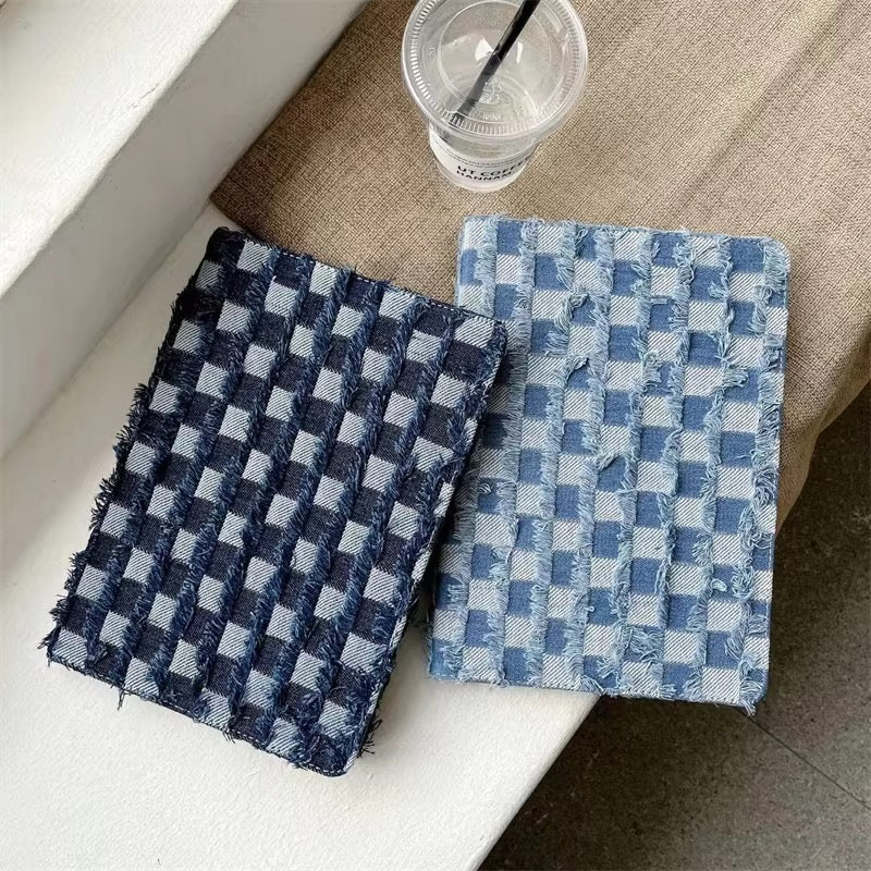 Denim Fabric Flip Pre-Order Case for iPad – Stylish Protective Tablet Cover)