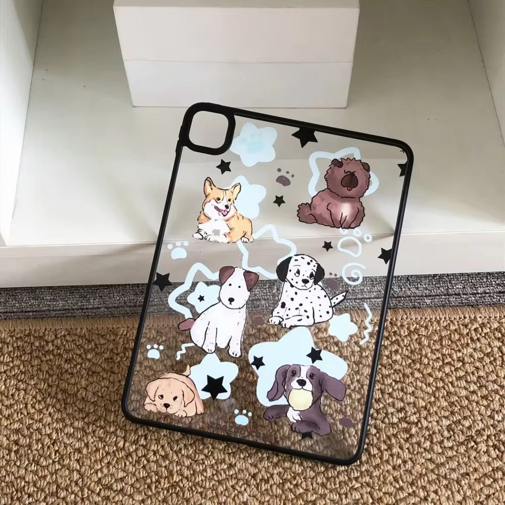 Puppy Dog Pet Black Flip Pre-Order Case for iPad – Stylish Protective Tablet Cover