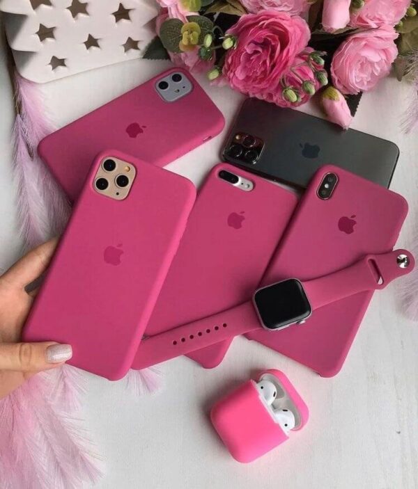 iPhone Liquid Silicone Case (Dragonfruit) For iPhone 11 12 12Pro 12ProMax