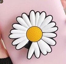 Custom Slim Daisy Floral Soft Cases With 3D Phone Holder