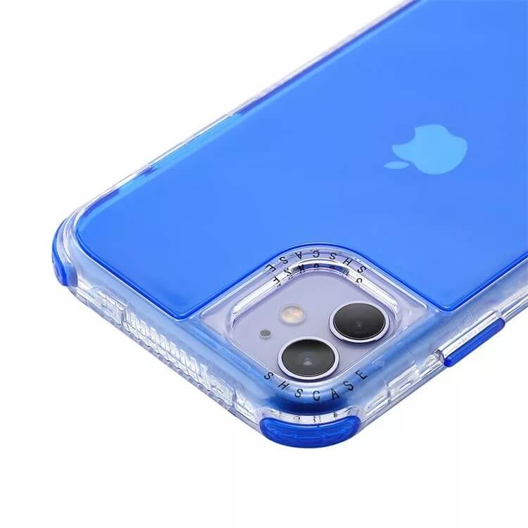 Hybrid Acrylic iPhone Dual Bumper Crystal Phone Case Cover