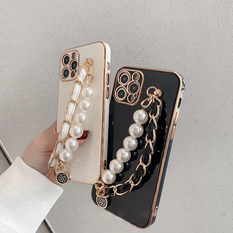 Pearl Bracelet Gold Plating Soft Case