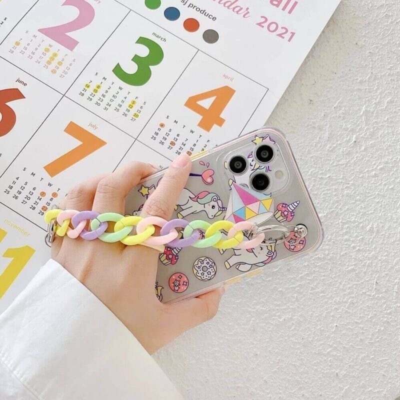 Unicorn Transparent Bracelet Soft Case