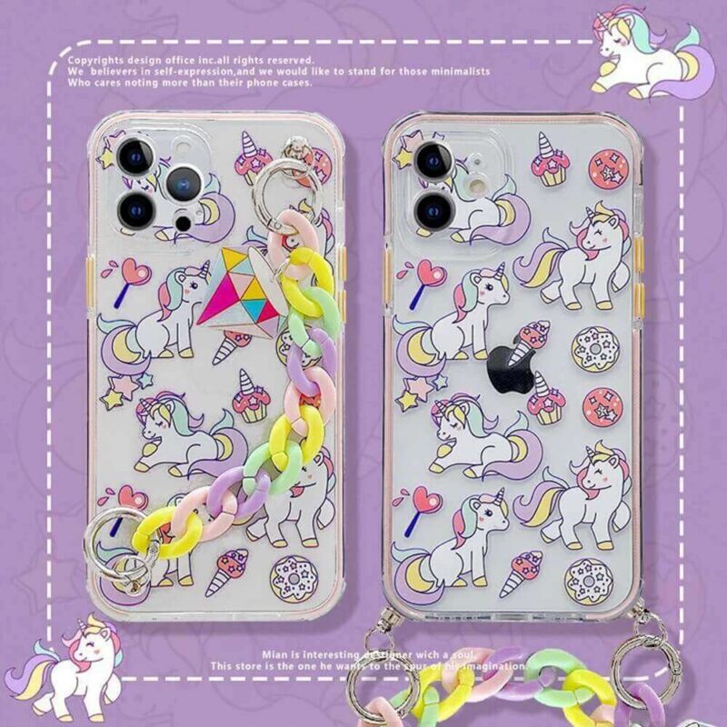 Unicorn Transparent Bracelet Soft Case